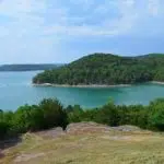 Distant view of Beaver lake