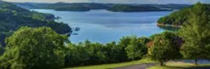 The view of Beaver lake