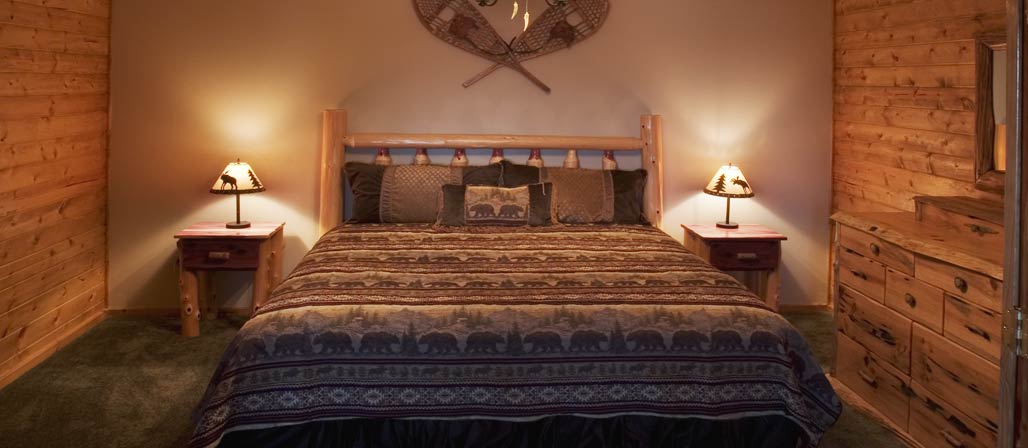 Large Bed in Cabin 8