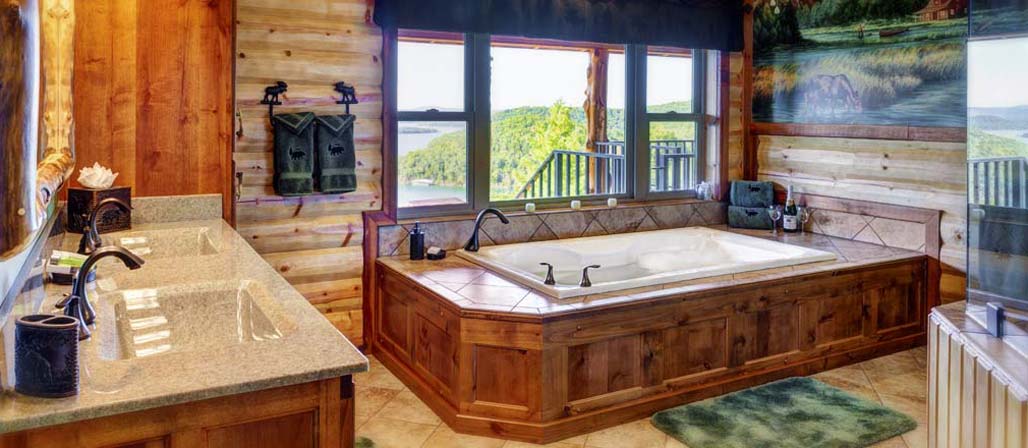 Luxury Log Cabins With Hot Tubs In Eureka Springs Lake Shore