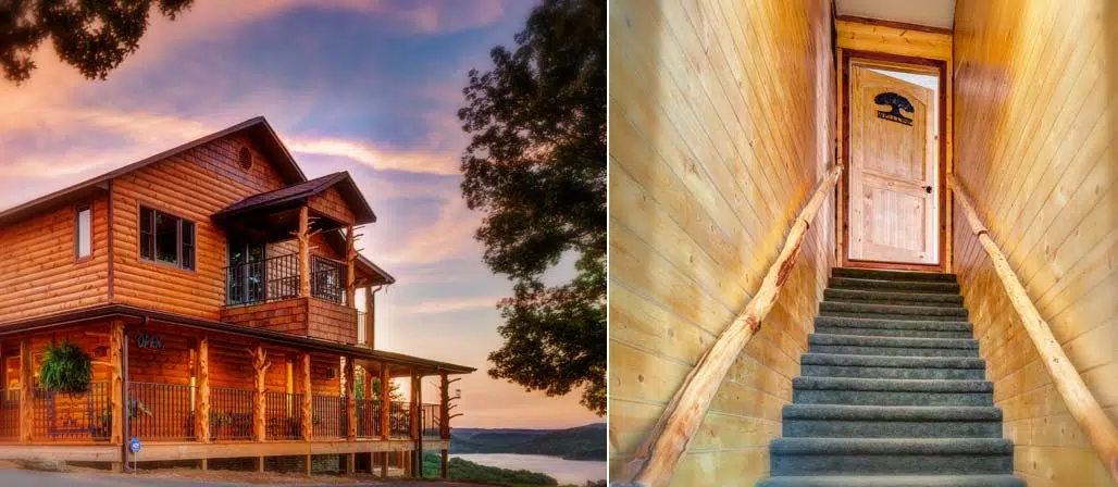 Tree Top Suite Exterior and staircase